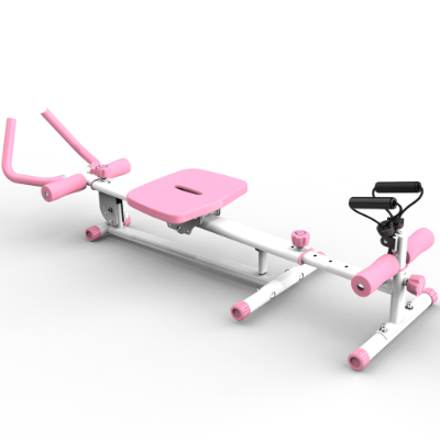 4-in-1 Ab Workout Glider & Rowing Fitness Machine