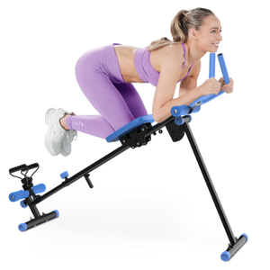 4-in-1 Ab Workout Glider & Rowing Fitness Machine