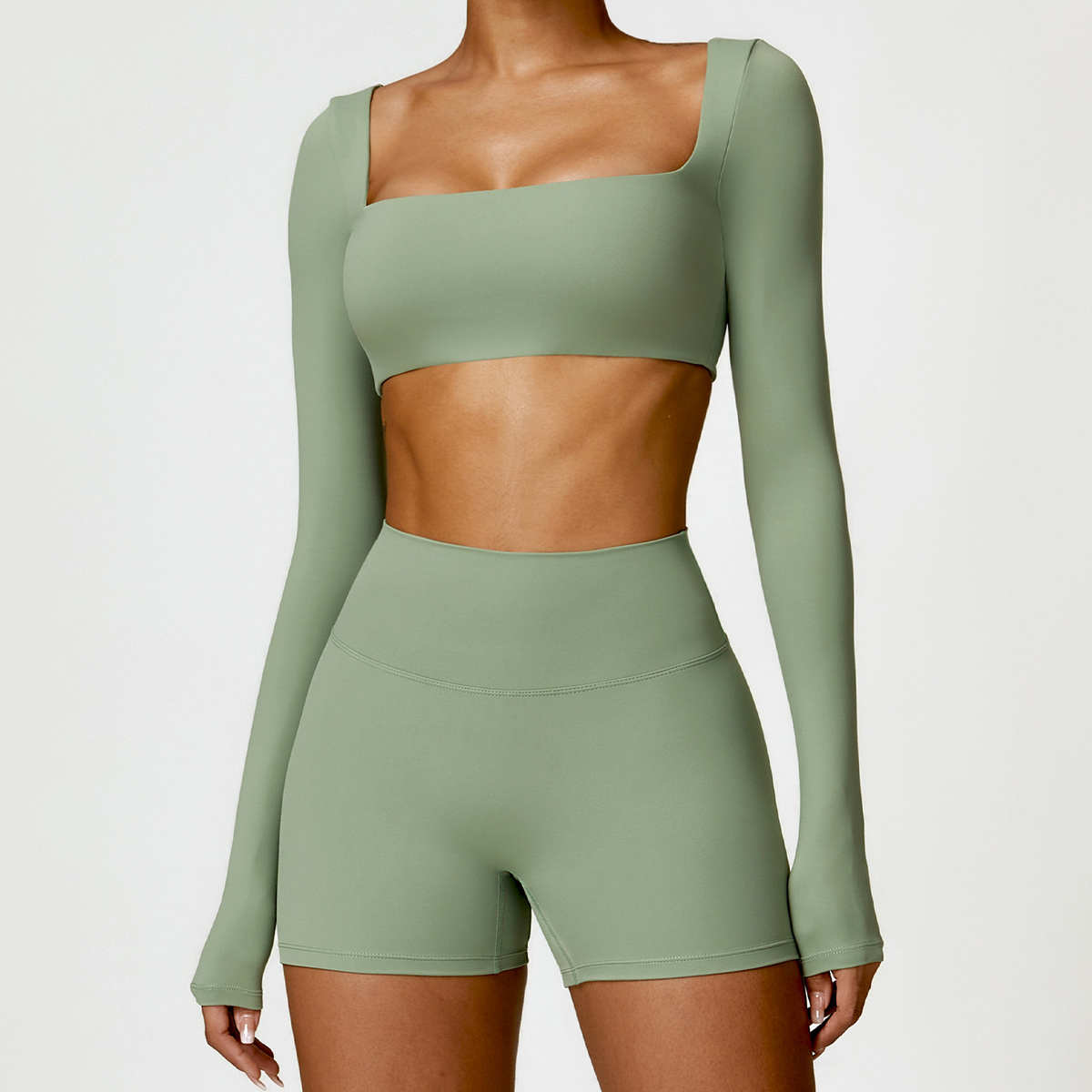 Winter Nude Feel Tight Yoga Suit
